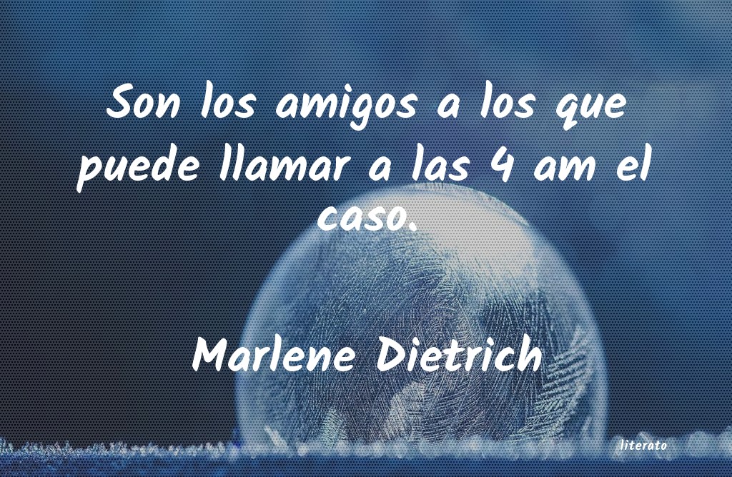 frases de Marlene Dietrich