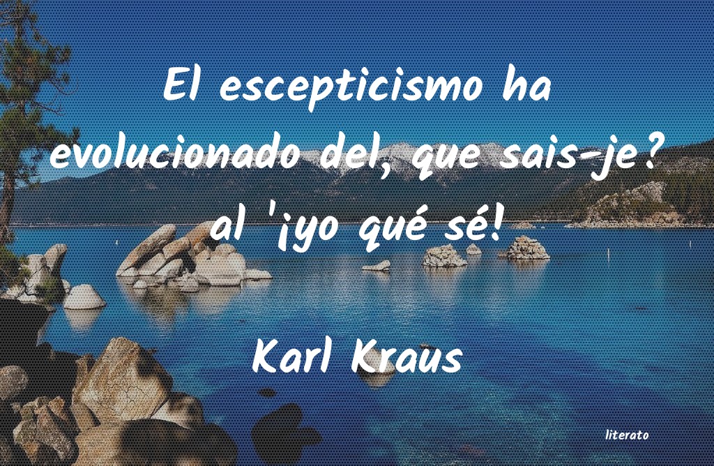 frases de Karl Kraus