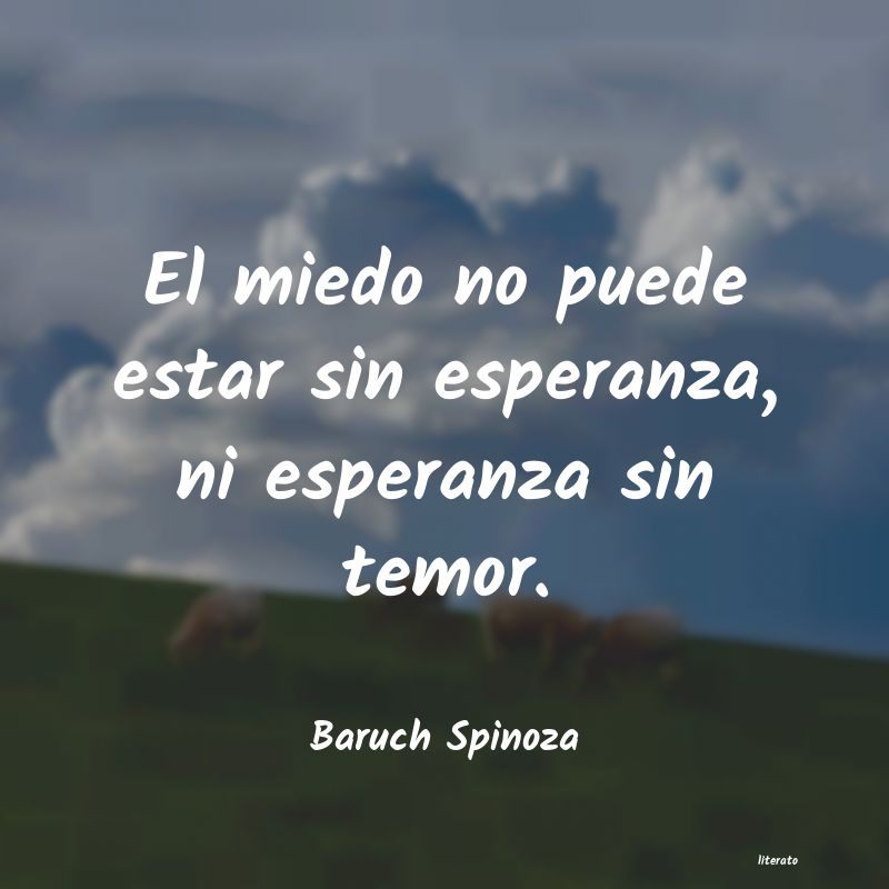 Frases de Baruch Spinoza