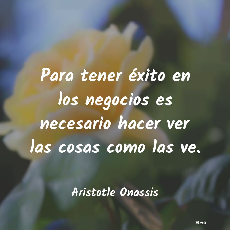 Frases de Aristotle Onassis