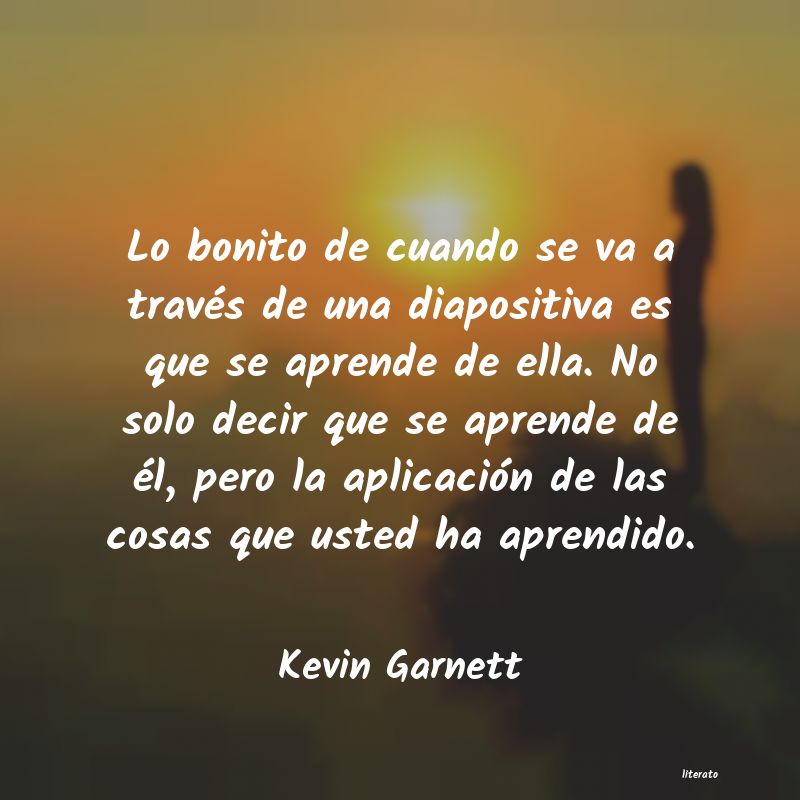 frases de Kevin Garnett