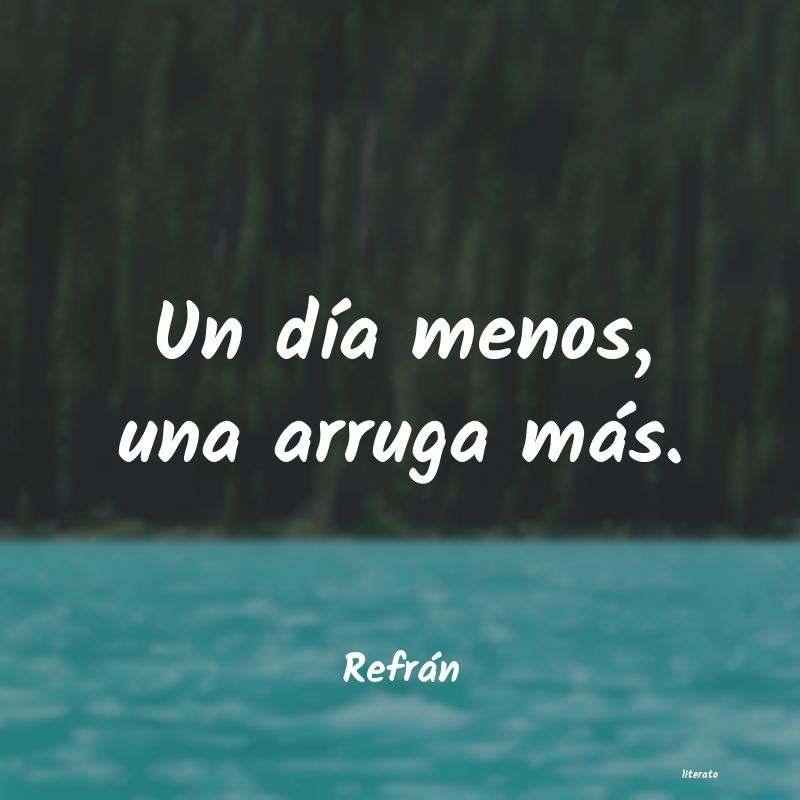 Frases de Refrán