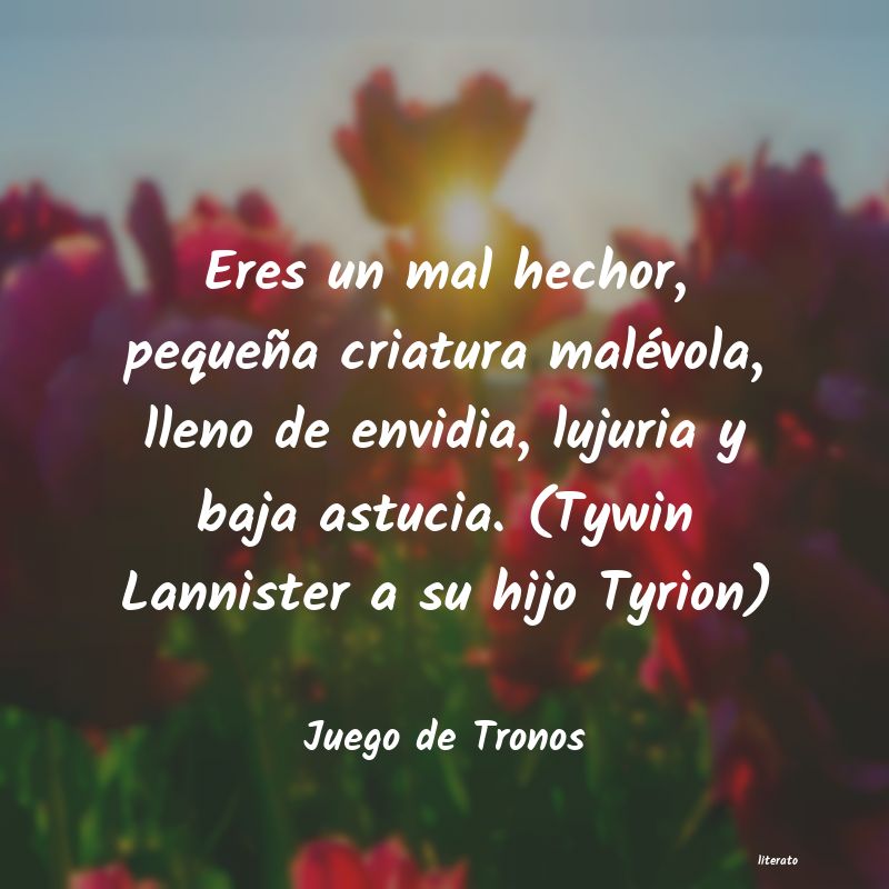 frases de Juego de Tronos