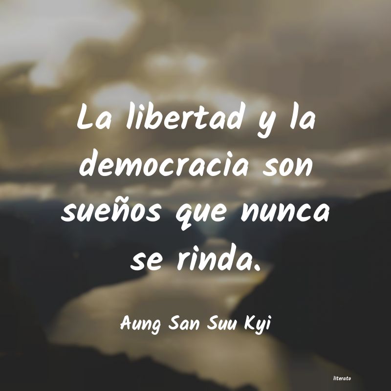 Frases de Aung San Suu Kyi