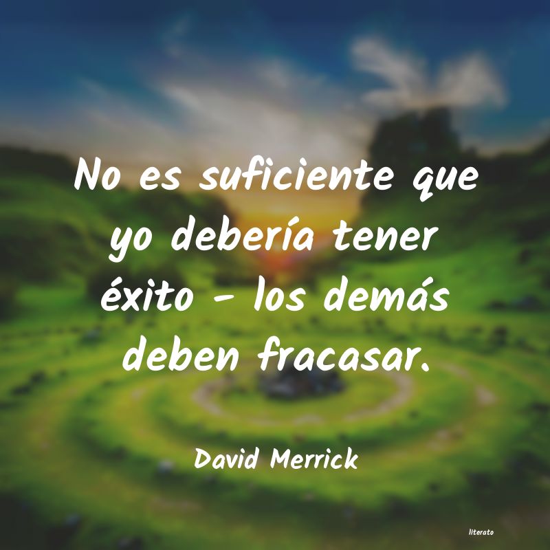 frases de David Merrick