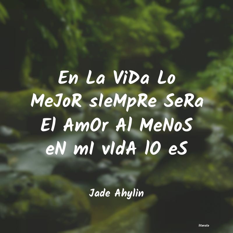 Frases de Jade Ahylin