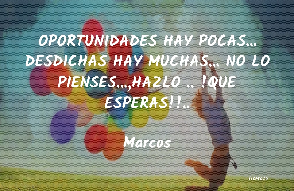 Frases de Marcos