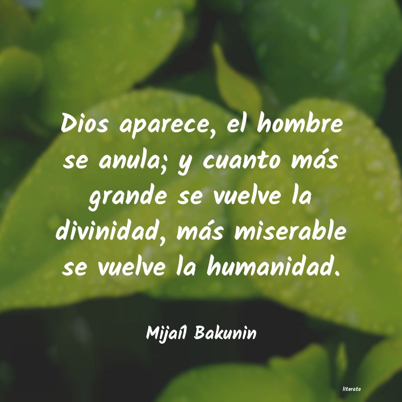 Frases de Mijaíl Bakunin