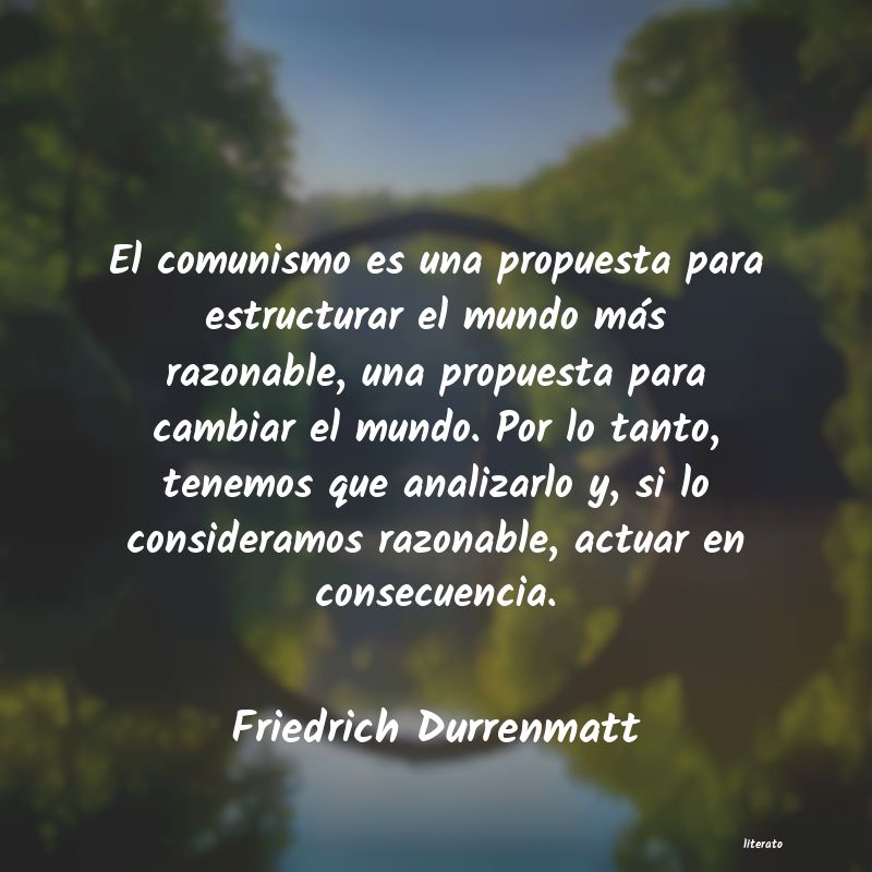 frases de Friedrich Durrenmatt