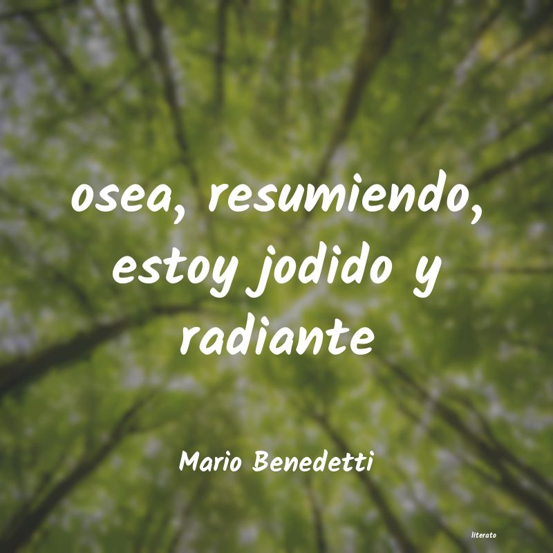 frases de Mario Benedetti