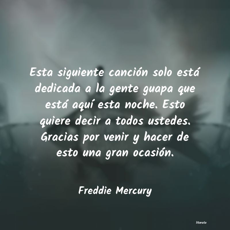 frases de Freddie Mercury