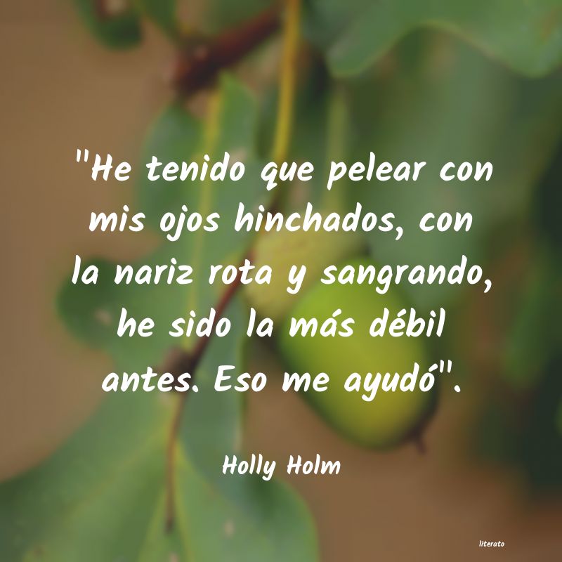frases de Holly Holm