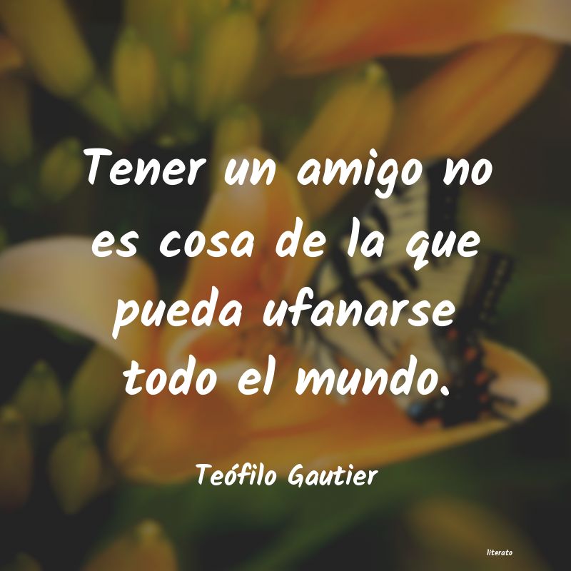 Frases de Teófilo Gautier