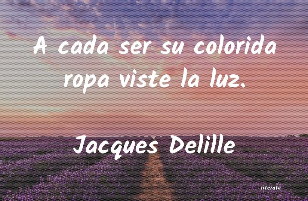 Frases de Jacques Delille