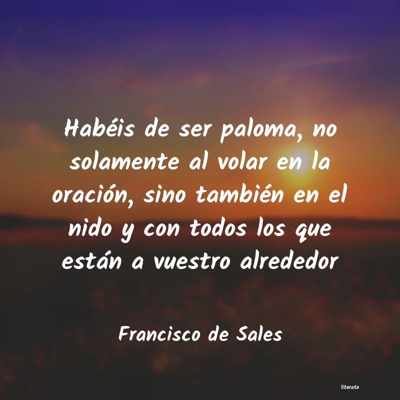 frases de Francisco de Sales