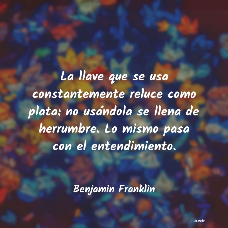 Frases de Benjamin Franklin