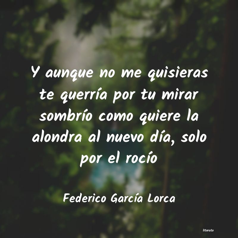 Frases de Federico García Lorca