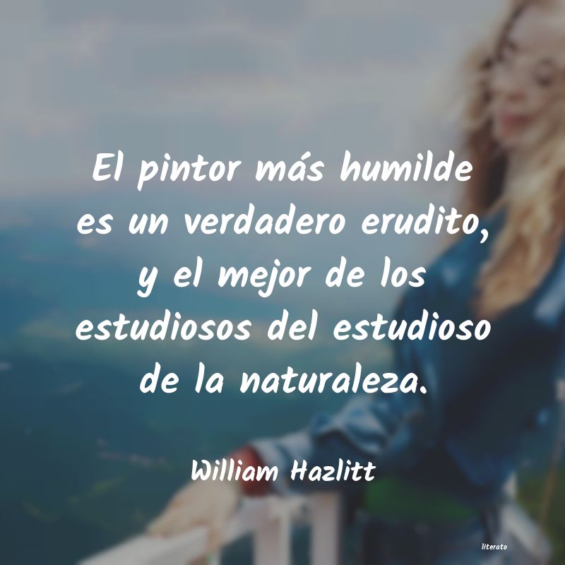 Frases de William Hazlitt