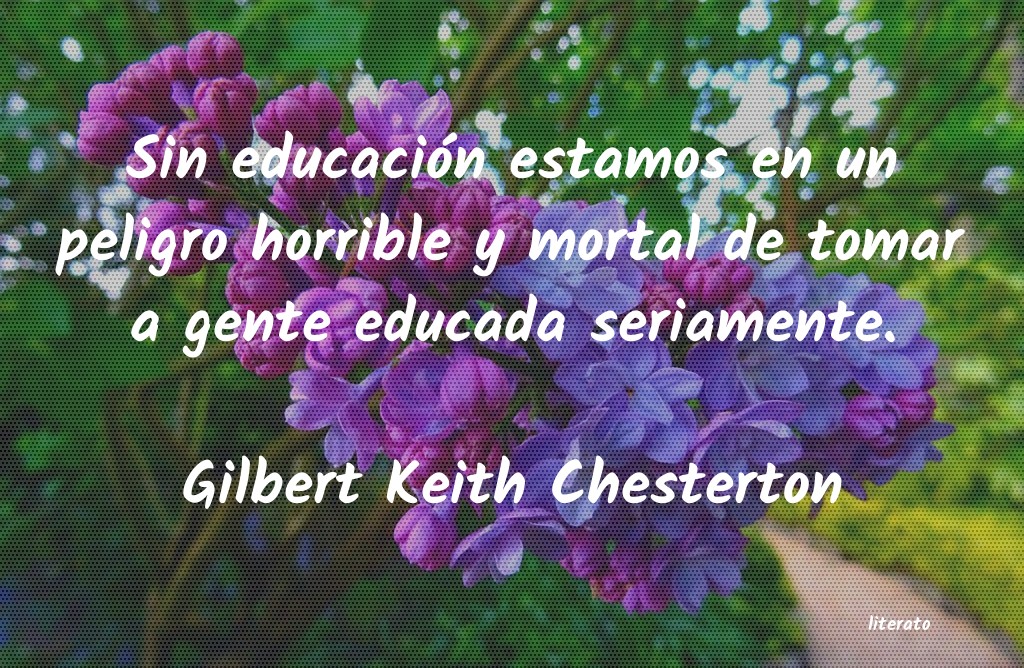 Frases de Gilbert Keith Chesterton