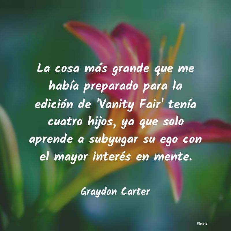 frases de Graydon Carter