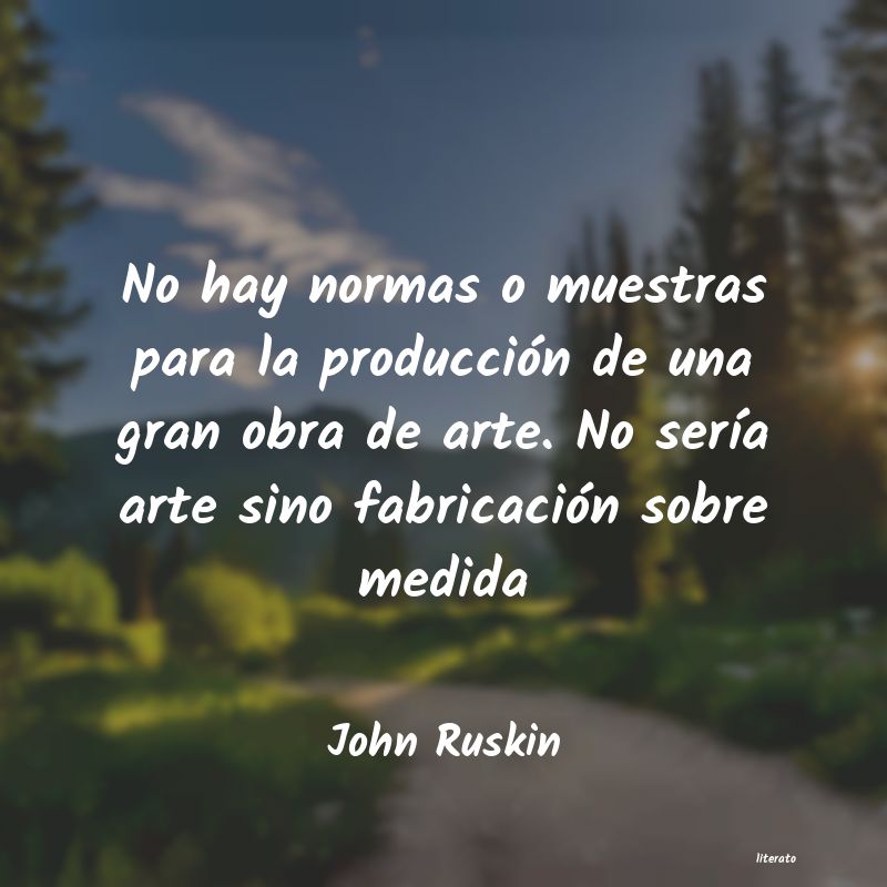 frases de John Ruskin