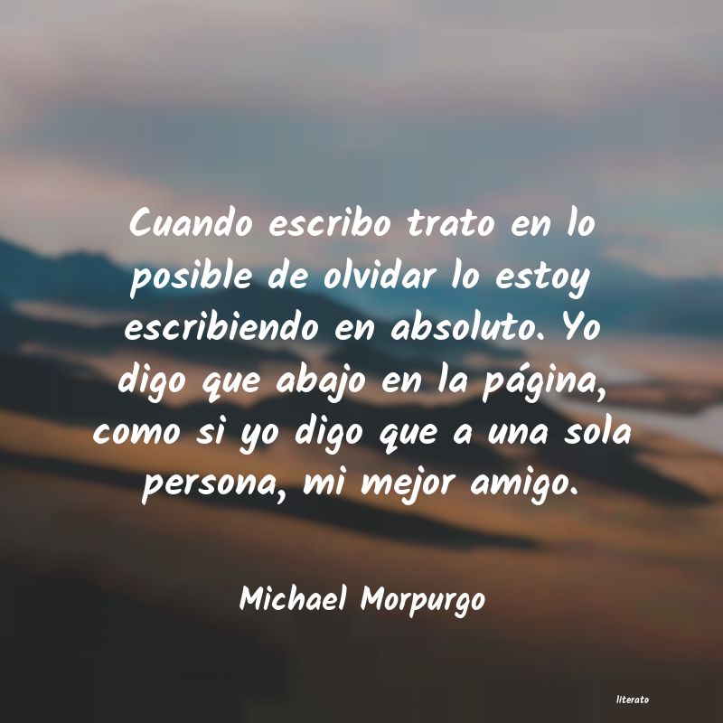 Frases de Michael Morpurgo