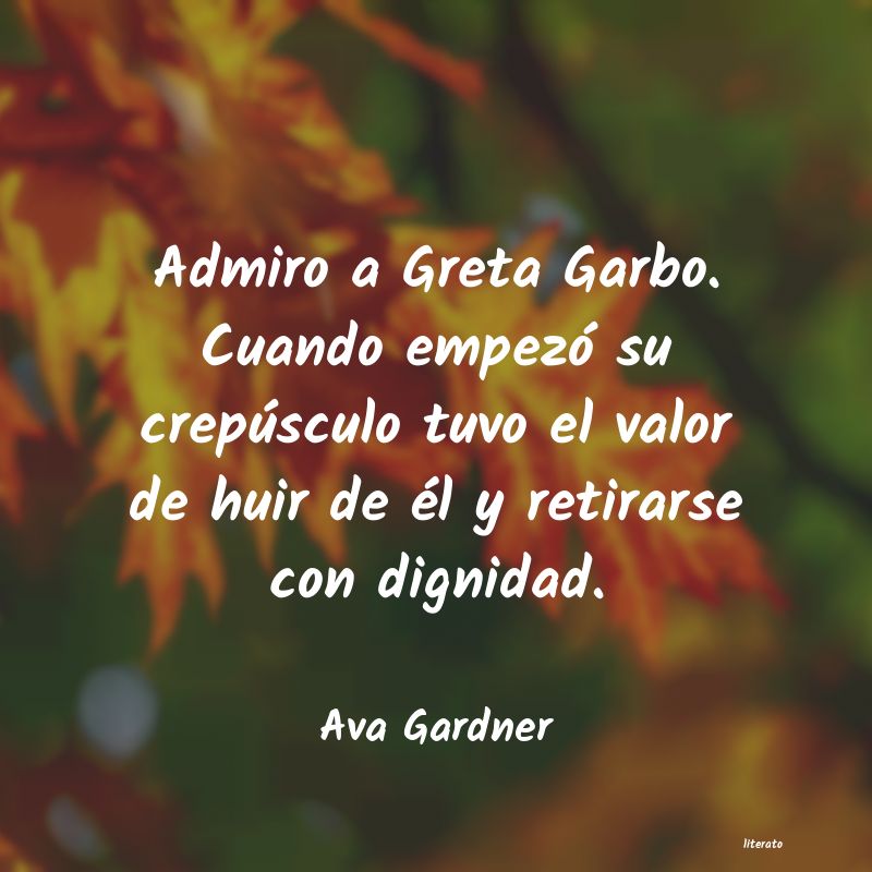 Frases de Ava Gardner