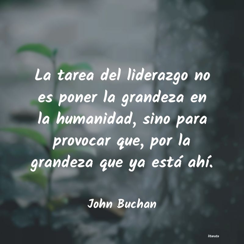 Frases de John Buchan