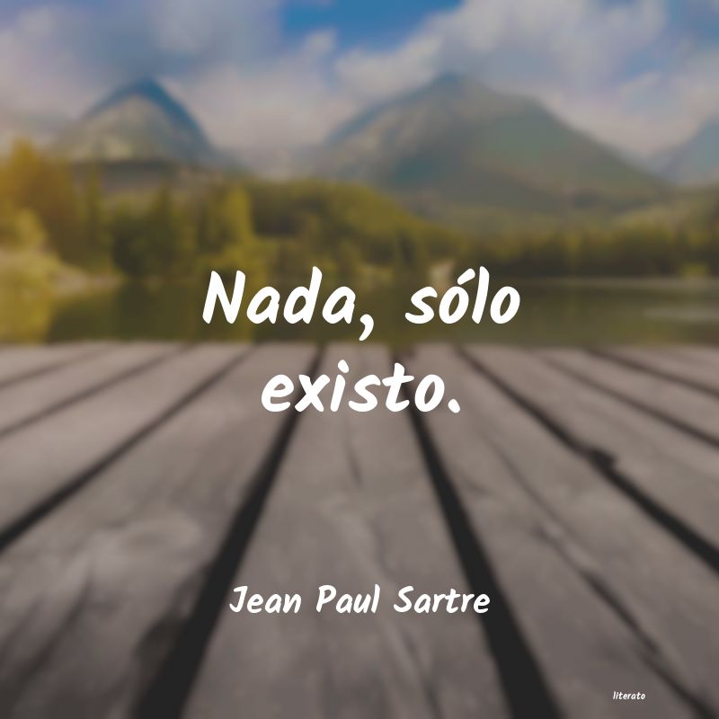 frases de Jean Paul Sartre