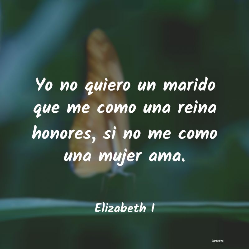 Frases de Elizabeth I