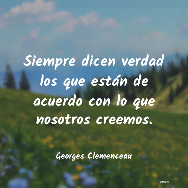 frases de Georges Clemenceau