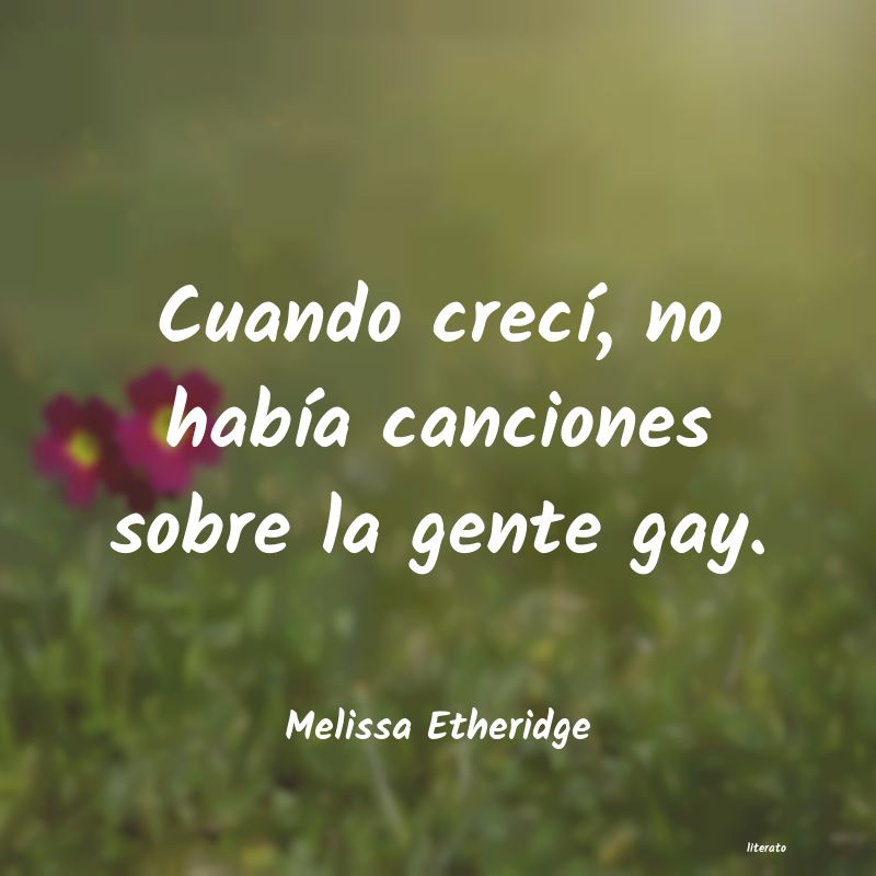 Frases de Melissa Etheridge