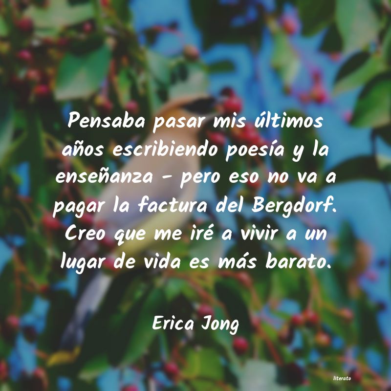 frases de Erica Jong