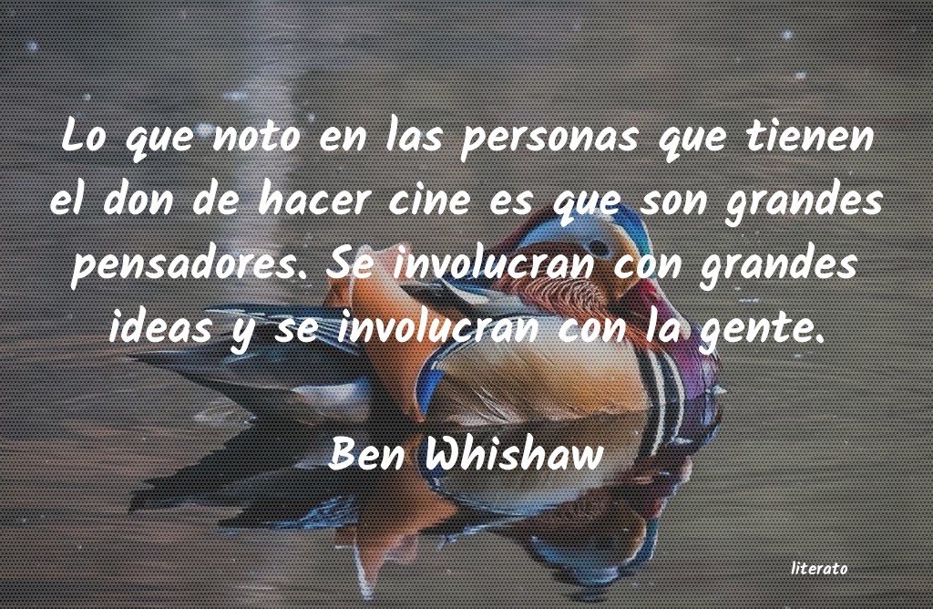 frases de Ben Whishaw