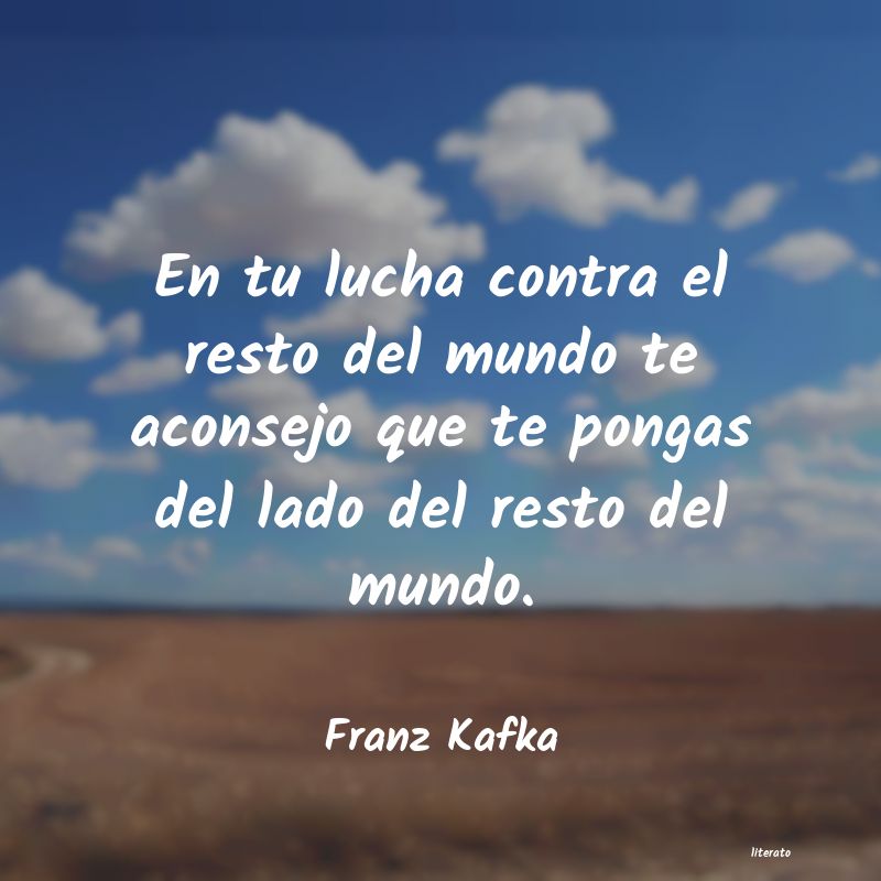 frases de Franz Kafka