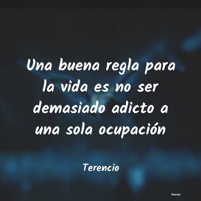 Frases de Terencio