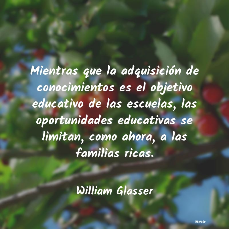 Frases de William Glasser