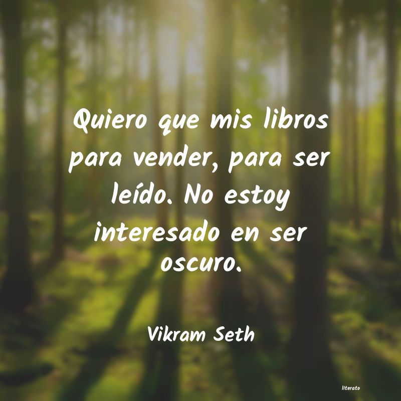 Frases de Vikram Seth