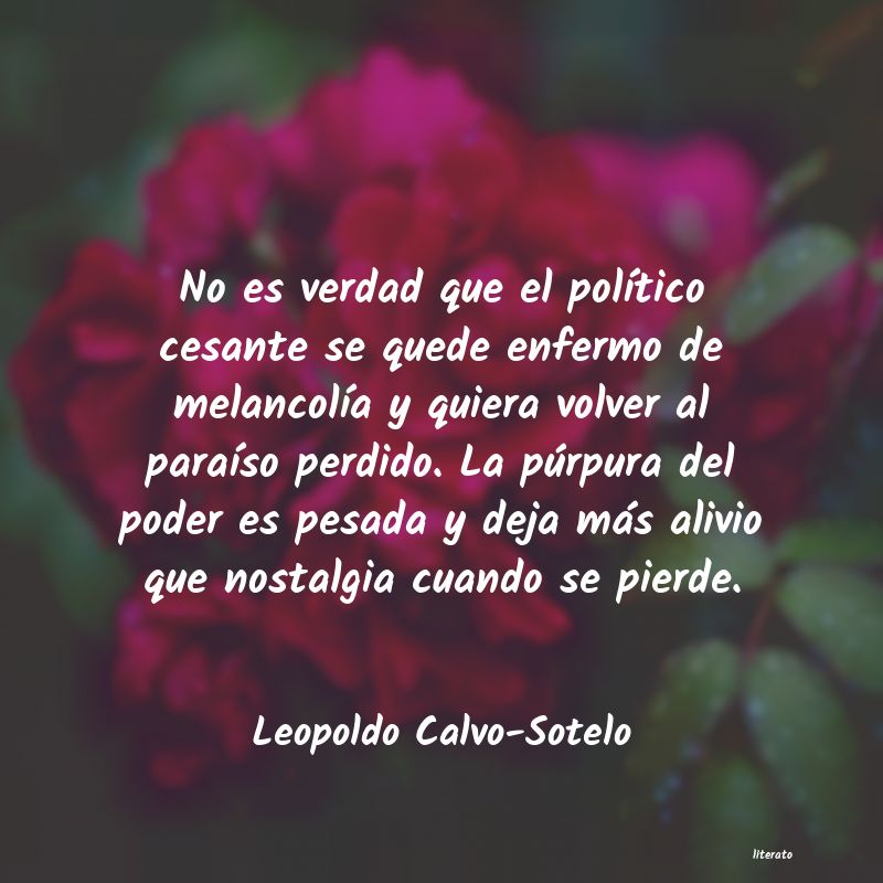 Frases de Leopoldo Calvo-Sotelo