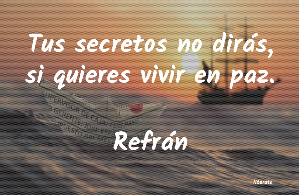 frases de Refrán