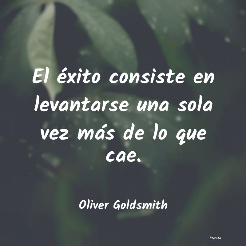 Frases de Oliver Goldsmith