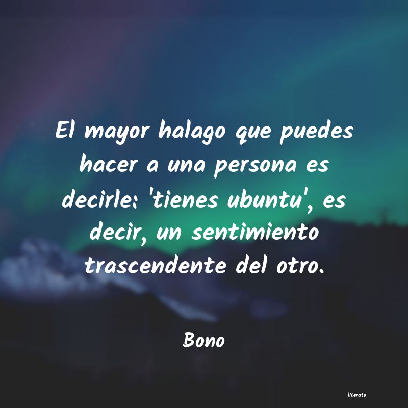 Frases de Bono - literato