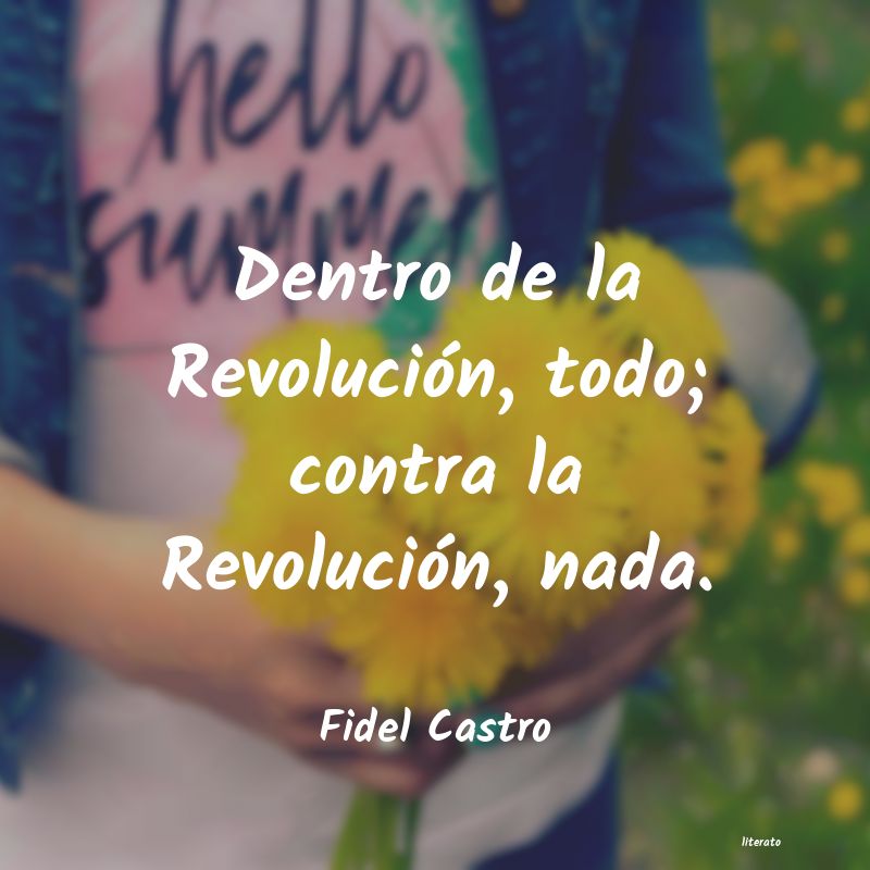frases de Fidel Castro