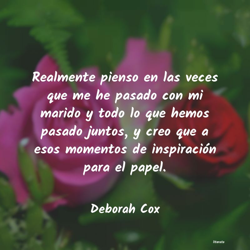 Frases de Deborah Cox