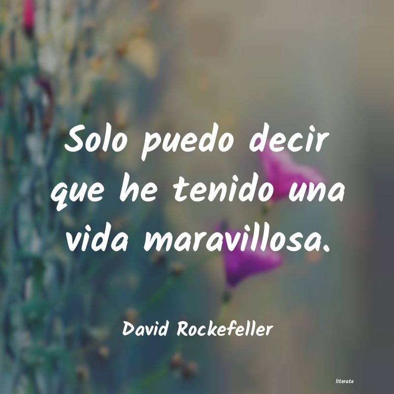 Frases de David Rockefeller