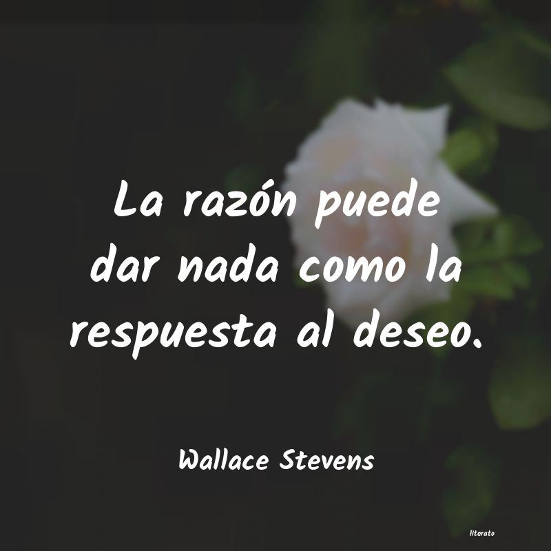 Frases de Wallace Stevens