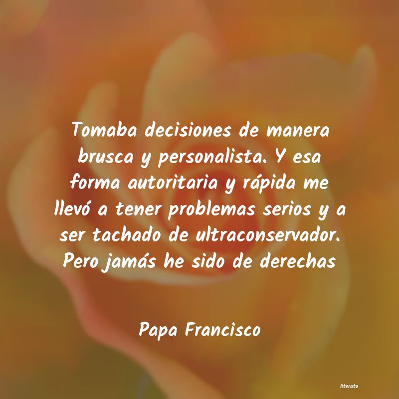 Frases de Papa Francisco