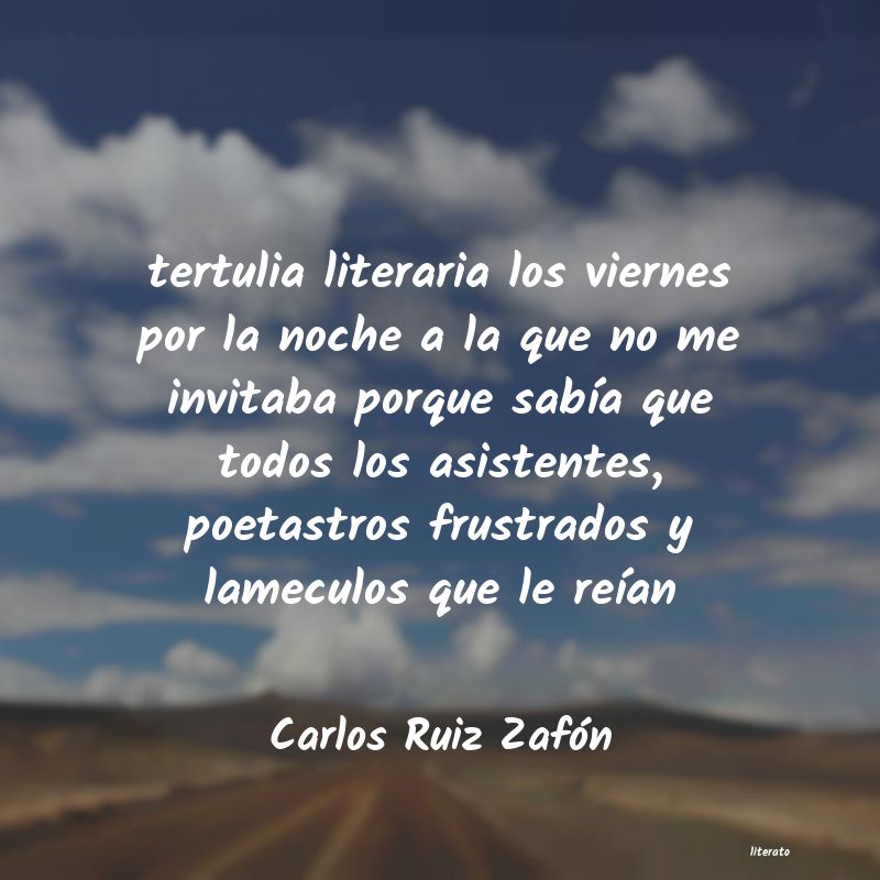 frases de Carlos Ruiz Zafón