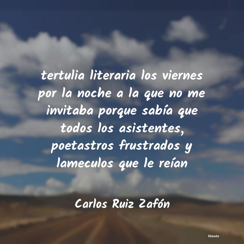 Frases de Carlos Ruiz Zafón