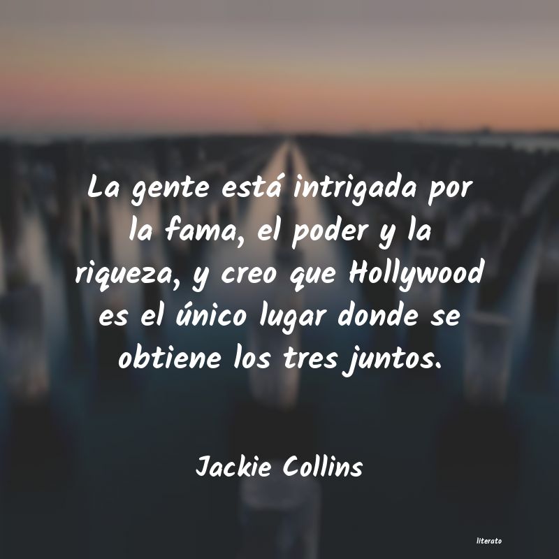 Frases de Jackie Collins